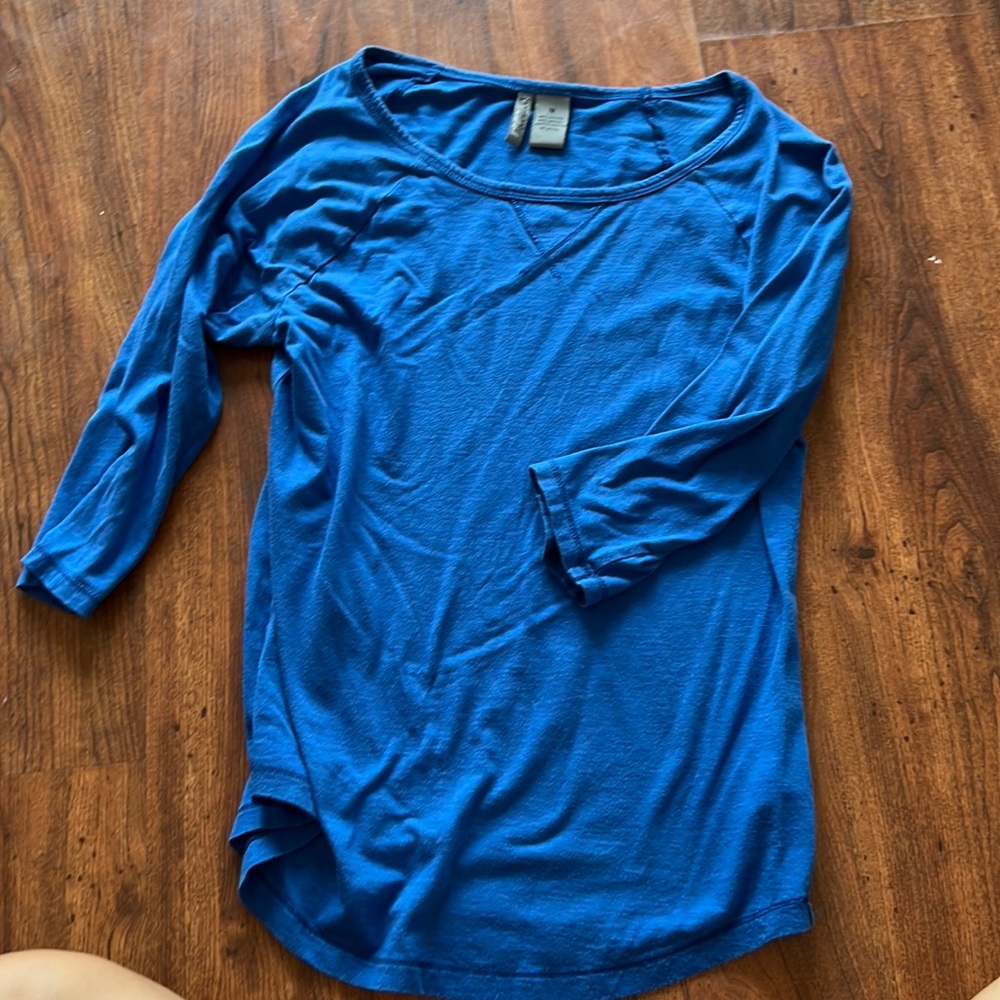 Blue tee